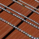 Tennis Chain Factory - 4mm Iced Out Choker Prong Cuban for Men