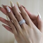 Luxury Jewelry Ring Factory - 8A Cubic Zirconia Icy Ruby Diamond Colored Gemstone