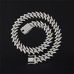 TikTok Viral Hip-hop Accessories Set Manufacturer - Zinc Alloy Cuban Chain Ice