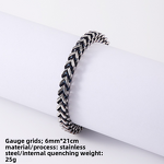 Trendy Hip-Hop Stainless Steel Bracelet Factory - Franco Cuban Chain Sets for Man