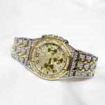 Hip Hop Luxury Watch Factory - 3A+ CZ Full Diamond Quartz for Men