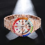 Micro Pave Cubic Zircon Watches Manufacturer - Iced Out Hip Hop for Mens Jewelry