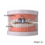 Double Caps Grillz Manufacturer - Two Teeth Top Hip Hop for Men Rapper