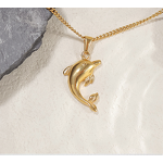 DIY Beach Jewelry Pendant Factory - Stainless Steel Gold Plated Ocean Charm