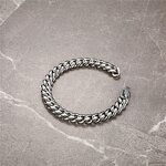 Non Tarnish Stainless Steel Bracelet Manufacturer - Miami Chunky Link Hip Hop