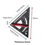 Protractor Ruler Manufacturer - OEM/ODM Aluminum Alloy 7 Inch