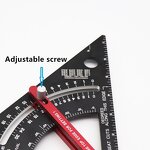 Protractor Ruler Manufacturer - OEM/ODM Aluminum Alloy 7 Inch