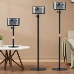 Projector Floor Stand Manufacturer - Wholesale 360 Rotate Steel Aluminum Adjustable