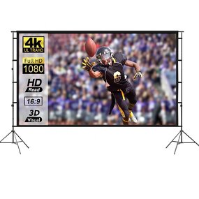 Projector Screen Manufacturer - 120 Inch Home Theater Matte White Stand Tripod