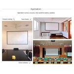Electric Projection Screen Factory - 100-120 Inch 16:9 Wall Home Theater