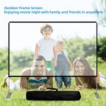 Projector Screen with Stand Manufacturer - Hot Selling 100 120 Inch Portable