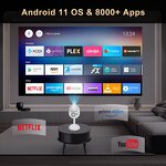 Mini Projector Factory - X5 Pro New Design 720P 240 ANSI Android Quad Core