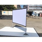 Portable Projection Screen Factory - 120inch 16:9 4K HD Rear Front with Stand