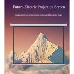 Electric Projection Screen Factory - Hot Selling 100 Inch Motor Remote Control