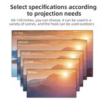 Projector Screen Manufacturer - Anti Light Reflective Roll up Curtain