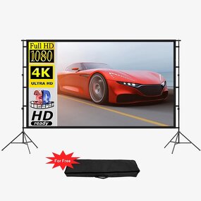 Portable Projection Screen Factory - 100 120in 16:9 4K HD Rear Front