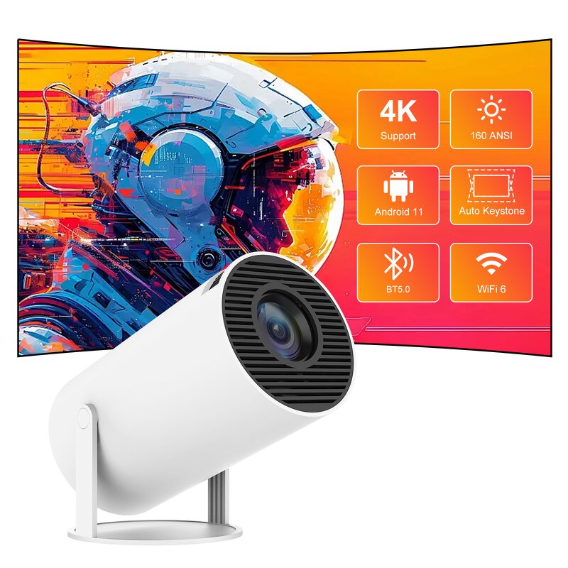 Mini Projector Factory - HY300 Pro Portable 4K 1080P Android 11 WiFi