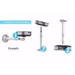 Ceiling Mount Bracket Manufacturer - 10KG Loading Universal 360 Degree Adjustable