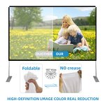 Projector Screen with Stand Manufacturer - Hot Selling 100 120 Inch Portable