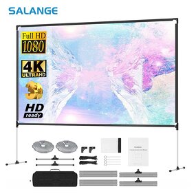 Outdoor Projection Screen Factory - Wholesales 100 Inch Portable Ultra 16:9 HD