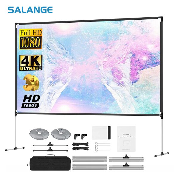 Outdoor Projection Screen Factory - Wholesales 100 Inch Portable Ultra 16:9 HD