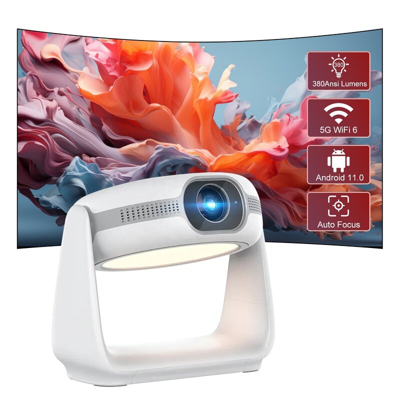 Smart Projector Factory - K1 Best 380ANSI Android WiFi BT Auto Focus