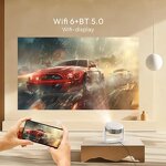 Smart Projector Factory - K1 Best 380ANSI Android WiFi BT Auto Focus