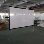 Projector Screen with Stand Factory - 100 Inch Portable 16:9 4K HD Outdoor