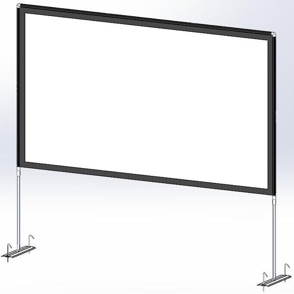 Projector Screen with Stand Factory - 100 Inch Portable 16:9 4K HD Outdoor