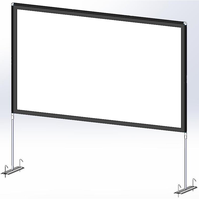 Projector Screen with Stand Factory - 100 Inch Portable 16:9 4K HD Outdoor