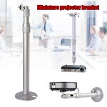 Adjustable Ceiling Mount Factory - 360 Degree Mini Projector Bracket with Screw