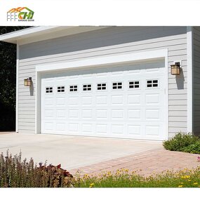 Insulated Garage Door Manufacturer - OEM/ODM 9x7 Black Sectional