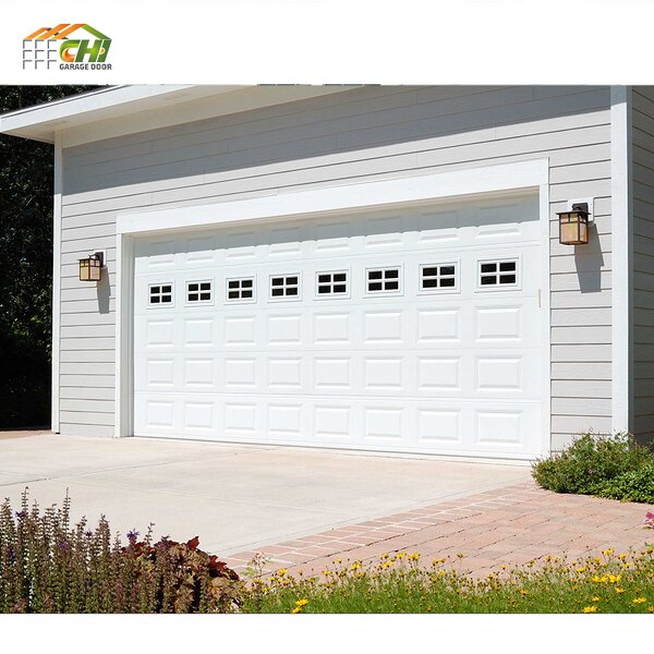 Insulated Garage Door Manufacturer - OEM/ODM 9x7 Black Sectional