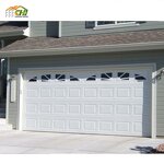Insulated Garage Door Manufacturer - OEM/ODM 9x7 Black Sectional