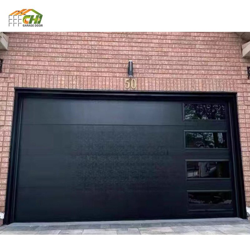 Insulated Garage Door Manufacturer - OEM/ODM Custom Size Black