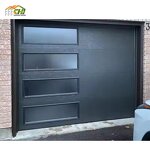Sectional Garage Door Manufacturer - OEM/ODM 16x7 Grey Insulated