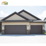 Insulated Garage Door Manufacturer - OEM/ODM 9x7 Black Sectional