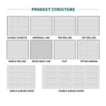 Overhead Garage Door Manufacturer - OEM/ODM 5 Panel European