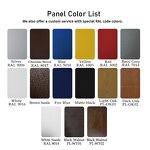 Overhead Garage Door Manufacturer - OEM/ODM 5 Panel European