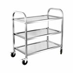 Vegetable Trolley Manufacturer - OEM/ODM Stainless Steel Three-story