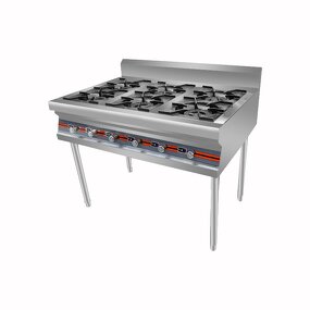Gas Range Cooker Manufacturer - OEM/ODM 4/6/8 Head Free Standing
