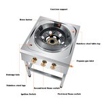 Gas Cooktop Manufacturer - OEM/ODM Blue Flame Stainless Steel