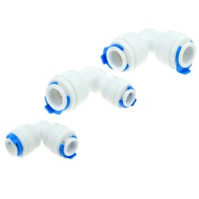 PE Pipe Fitting Manufacturer - Double Sealed Reducing Elbow Quick Connector