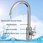 Kitchen Tap Mixers Factory - High Quality Single Cold Water 304 Stainless Steel