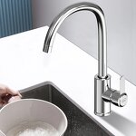 Kitchen Tap Mixers Factory - High Quality Single Cold Water 304 Stainless Steel