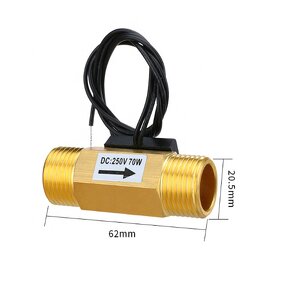 Liquid Flow Sensor Factory - Wholesale G1/2 Brass Magnetic for Water Media