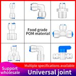 Pipe Fittings Ball Valve Factory - Food Grade POM Quick Connector for RO