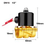 Electric Solenoid Valve Factory - 1/2inch Direct Drive Min Electric