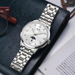 Men's Mechanical Watch Manufacturer - Luxury Skeleton Hollow Luminous Stainless Steel