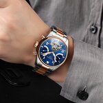 Men's Wristwatch Manufacturer - IW Casual Stainless Steel Automatic Hollow